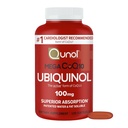 Qunol Mega Ubiquinol CoQ10 100mg, ανώτερη απορρόφηση, πατενταρισμένο νερό και λίπος Διαλυτό φυσικό συμπλήρωμα Form of Coenzyme Q10, Antioxidant for Heart Health, 120 Count (Pack of 1) Softgels