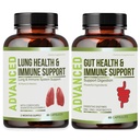 Lung Health & Immune Support Supplement - Lung Cleanse και Detox Με Ανοσία Βιταμίνες Για Καλύτερους Πνεύμονες, Ανοσολογική Άμυνα, Καθαριότητα Πνεύμονα & Βαθιά Αναπνοή Συμπεριλαμβανομένου Quercetin & Cordyceps. Δύο Μήνες Προμήθεια