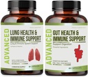 Lung Health & Immune Support Supplement - Lung Cleanse και Detox Με Ανοσία Βιταμίνες Για Καλύτερους Πνεύμονες, Ανοσολογική Άμυνα, Καθαριότητα Πνεύμονα & Βαθιά Αναπνοή Συμπεριλαμβανομένου Quercetin & Cordyceps. Δύο Μήνες Προμήθεια