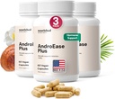 Nourished AndroEase Plus - Φυσικό συμπλήρωμα ισορροπίας για γυναίκες - Vegan Formula με ψευδάργυρο & πριονισμένο Palmetto - 180 κάψουλες για καθημερινή ευεξία & ζωτικότητα - Made in USA