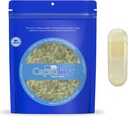 Capsuline Safflower Χρώμα μεγέθους 00 Κενές κάψουλες Vegan Κίτρινο/Κίτρινο - 1000 Count - Χορτοφαγικά Άδειες κάψουλες Χάπια - DIY Καψάκιο Φυτικών Γέμισμα - Veggie Pill Κάψουλες - Kosher και Halal Πιστοποιημένο