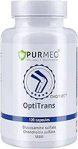OVOMET Eggshell Membrane Low-Purine Glucosamine Chondroitin Sulfate MSM Boswellia Joint Supplement - Υποστηρίζει την κινητικότητα Άνετη δύναμη Ευελιξία & Οστό - Κατασκευάζεται στη Γερμανία - 60 ημέρες προσφοράς