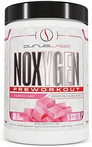 Purus Labs NOXYGEN PREWORKOUT σκόνη, 30 σέρβις (Strawberry Candy)