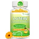 Lutein 20 mg με Zeaxanthin Gummies, Lutein και Zeaxanthin Συμπληρώματα με Eye Vitamins C, E, Bilberry for Eye Health - 60Cts
