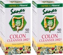 Sanar Naturals Colon Cleanser, 90 Κάψουλες (2 Pack) - Διαιτητικές Ίνες, Βότανο και Προβιοτικά Blend, Digestive Υποστήριξη, Colon Cleanse συμπλήρωμα για γυναίκες & άνδρες