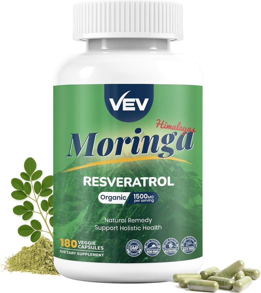 VAV Moringa κάψουλες – με Turmeric & Resveratrol