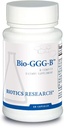 Biotics Research Bio GGG B, B Complex, Βιοχημικά ενεργοποιημένες μορφές των βιταμινών Β, Thiamin, Riboflavin, Niacin, B6, B12, Folate Produce Energy, Βελτιστοποιήστε θετική διάθεση, Καρδιοαγγειακή Υγεία 60 Καψάκιο