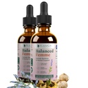 Rejuvica Health Balanced Femme - Εμμηνόπαυση Υποστήριξη για Hot Flashes & Γυναικεία Ισορροπία - Υγρή Παράδοση για Καλύτερη Απορρόφηση - Black Cohosh, Dong Quai, Vitex, Maca Root & More!