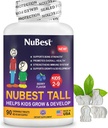 NuBest Tall Kids - Toddlers Βιταμίνες και Παιδικές Βιταμίνες για την ηλικία 2 έως 9 - Υποστήριξη Οστική Δύναμη, Συνολική Υγεία και Ασυλία - Σχήματα ζώων - 90 Chewable Berry Tablets 