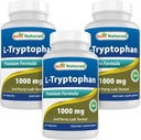 Best Naturals L- Tryptophan 1000 mg 60 δισκία (60 Count (Pack of 3))