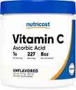 Nutricost Ascorbic Acid Powder (Vitamin C) 0.5 LBS (8 Ounce)