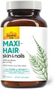 Country Life Maxi-Hair Supplement - 2000mcg Βιοτίνη & Βιταμίνες για τα μαλλιά, το δέρμα & τα νύχια - Certified Gluten-free & Vegetarian - Υποστηρίζει την ανάπτυξη των μαλλιών, 90 δισκία