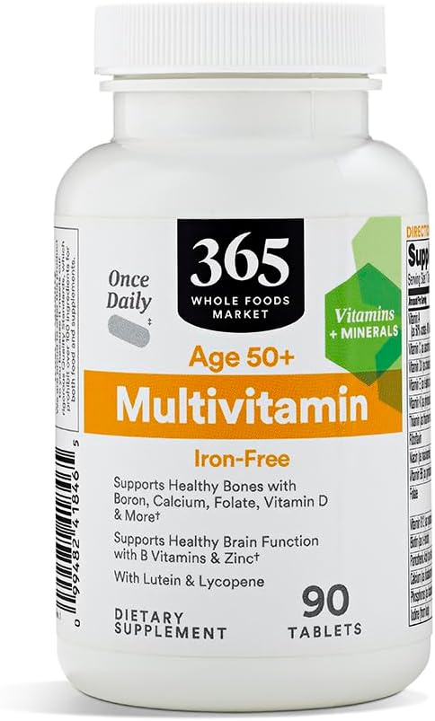 365 από Whole Foods Market, Ηλικία 50+ Multi Once Daily, 90 Count