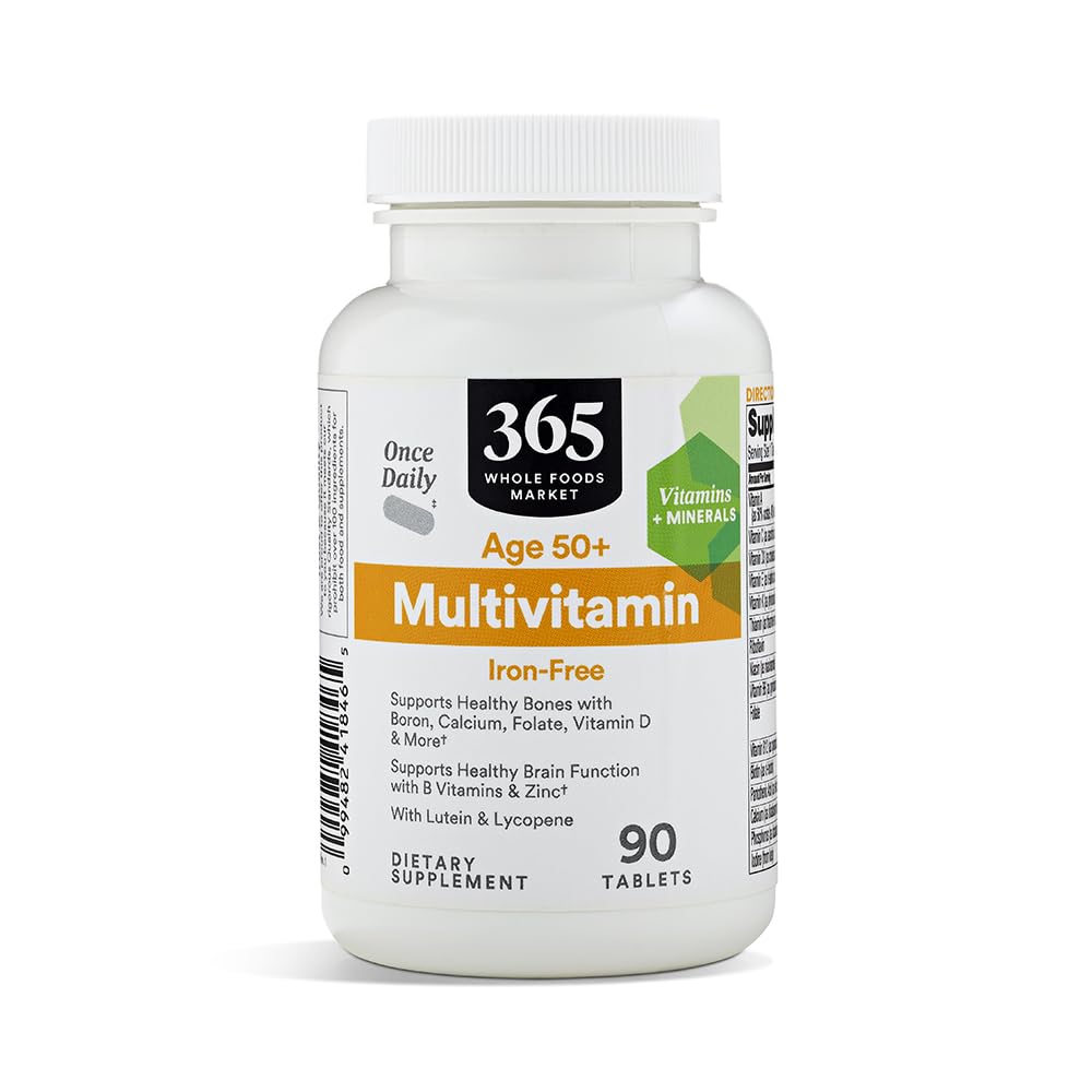 365 από Whole Foods Market, Ηλικία 50+ Multi Once Daily, 90 Count