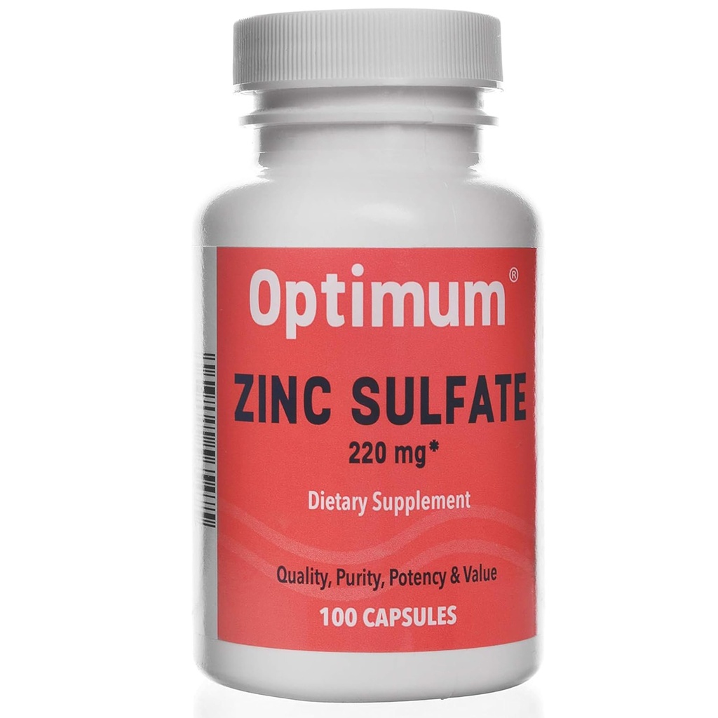 Zinc Sulfate 220 mg 100 Κάψουλες Count 