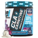 BPI Sports CLA+Καρνιτίνη – CLA L Καρνιτίνη & Λινελαϊκό οξύ – L Carnitine συμπλήρωμα για την απώλεια βάρους, Μεταβολισμός & Lean Μύες – Καφεΐνη Χωρίς – Σταφύλι – 50 Σερβιέτες – 12,34 oz