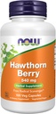NOW Foods Supplements, Hawthorn Berry 540 mg, Free Radical Scavenger*, Herbal Supplement, 100 Veg Κάψουλες