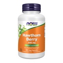 NOW Foods Supplements, Hawthorn Berry 540 mg, Free Radical Scavenger*, Herbal Supplement, 100 Veg Κάψουλες
