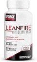 FORCE FACTOR LeanFire με Next-Gen SLIMVANCE Advanced Θερμογόνος καύση λίπους για απώλεια βάρους με βιταμίνες Β και Capsimax για την ενίσχυση του μεταβολισμού, την αύξηση της ενέργειας και την ενίσχυση της εστίασης, 60 κάψουλες