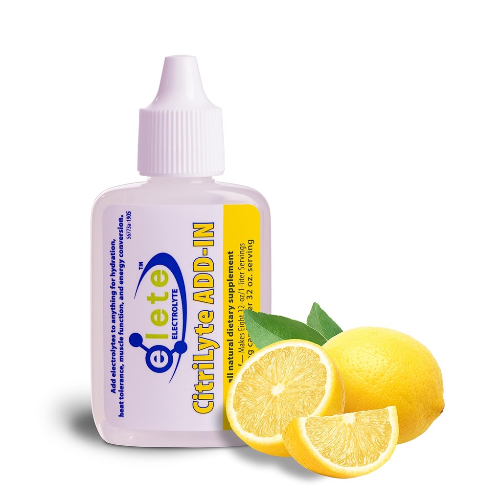 Elete CitriLyte Electrolyte Add-in Hydration Drops 