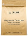 Pure Original Ingredients Magnesium Carbonate (8oz) Magnesium Supplement, Non-GMO, Multi-Purpose