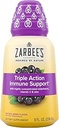 Zarbee''s Liquid Daily Immune Support, High Concentrate Liquid, with Real Elderberry Vitamin C & Zinc, Black Elderberry Flavor, For Daytime Use, 8 Fl Oz, brand is Zarbee''s