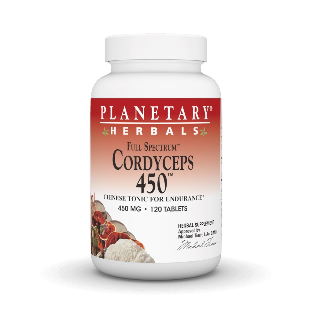 Πλανητικά βότανα Cordyceps 450 Full Spectrum, κινέζικο τονωτικό για αντοχή