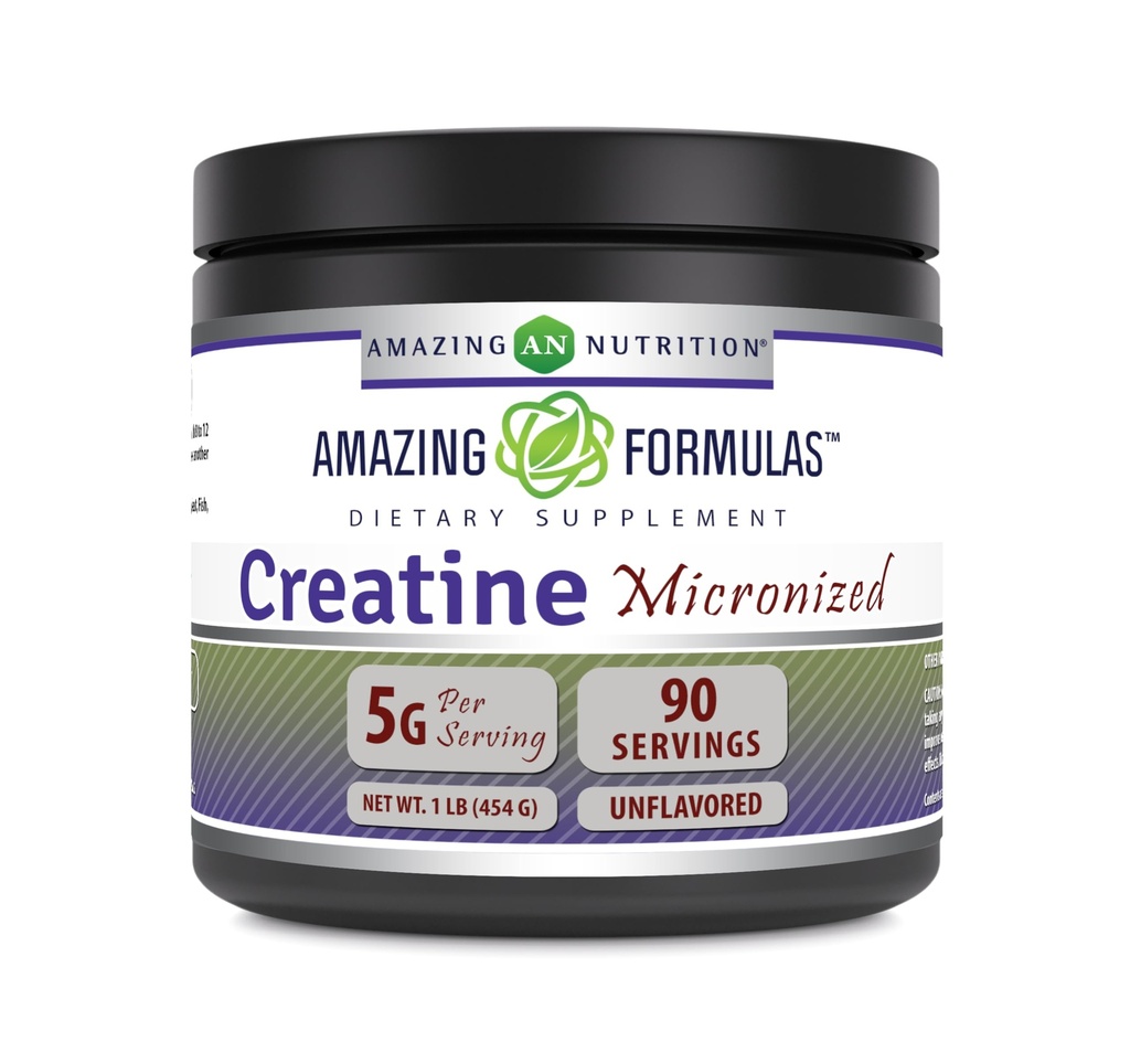 Amazing Formulas Micronized Creatine Monohydrate Powder Supplement 