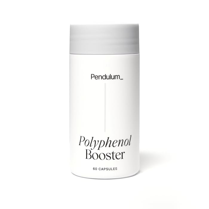 Pendulum Polyphenol Booster, Αντιοξειδωτικό από Superfoods, Ωφέλιμες ενώσεις φυτών για την καλή υγεία, βοηθά την ενίσχυση Akkermansia Muciniphila για άνδρες & γυναίκες (60 κάψουλες, 1-πακέτο)