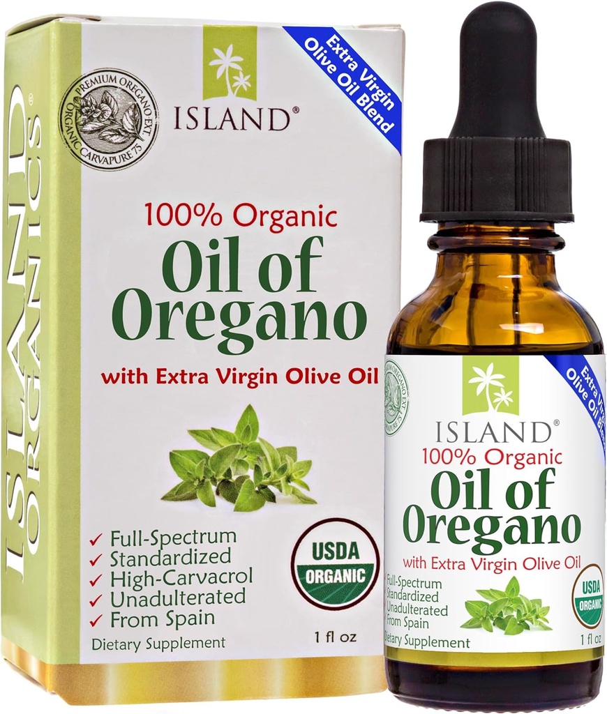 Oil of Organic Liquid Drops (1 fl oz) - Μείγμα του Organic Organo Oil & Olive Oil, Καλλιεργείται στην Ισπανία