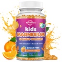 Calm Magnesium Gummies for Kids - Συμπλήρωμα γλυκινικού μαγνησίου για τον ύπνο, τον εγκέφαλο, το ανοσοποιητικό και την υγεία των οστών - Great Tasting Magnesium Gummies for Kids & Adults - Vegan Sugar Free Orange 60ct