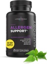 Livingood Daily Allergen Support, Συμπλήρωμα Φυσικής Αλλεργίας με Βιταμίνη C, Quercetin, Φύλλο Νέτλ, Ψευδάργυρος, Bromelain & Tinospora, Μη ΓΤΟ, Vegan, Φόρμουλα Ανοσοποιητικής Υποστήριξης, 120 Κάψουλες Χορτοφαγικής