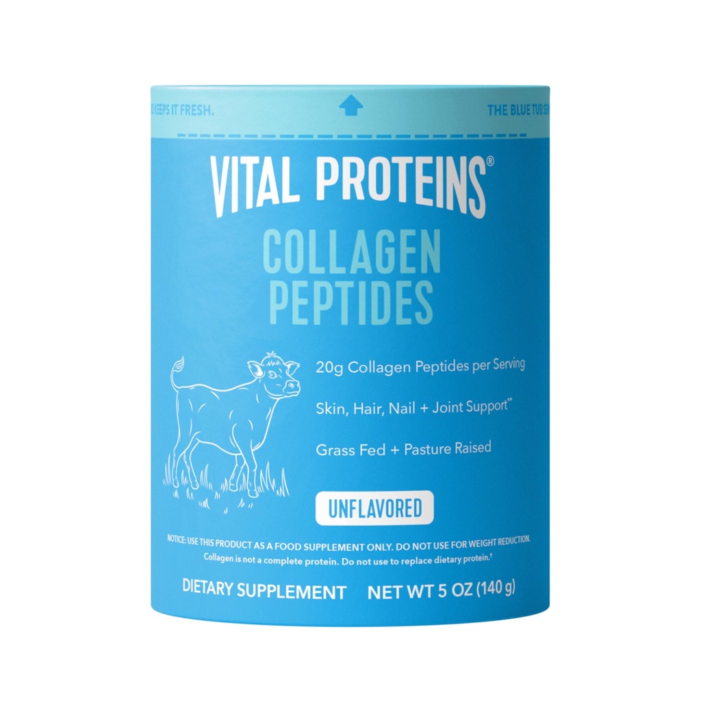 Ζωτικές πρωτεΐνες Collagen Peptides συμπλήρωμα σκόνης για την κοινή υγεία ή υποστήριξη των νυχιών του δέρματος - Υδρολυμένο κολλαγόνο - Μη αρωματισμένο, 7 υπηρεσίες