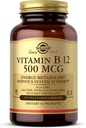Solgar Vitamin B12 500 mcg, 250 κάψουλες λαχανικών - Ενεργειακός Μεταβολισμός - Υποστήριξη νευρικού συστήματος - Προάγει την υγεία της καρδιάς - Μη ΓΤΟ, Vegan, Χωρίς γλουτένη, Χωρίς γαλακτοκομικά, Kosher, Hanal - 250 εξυπηρετήσεις