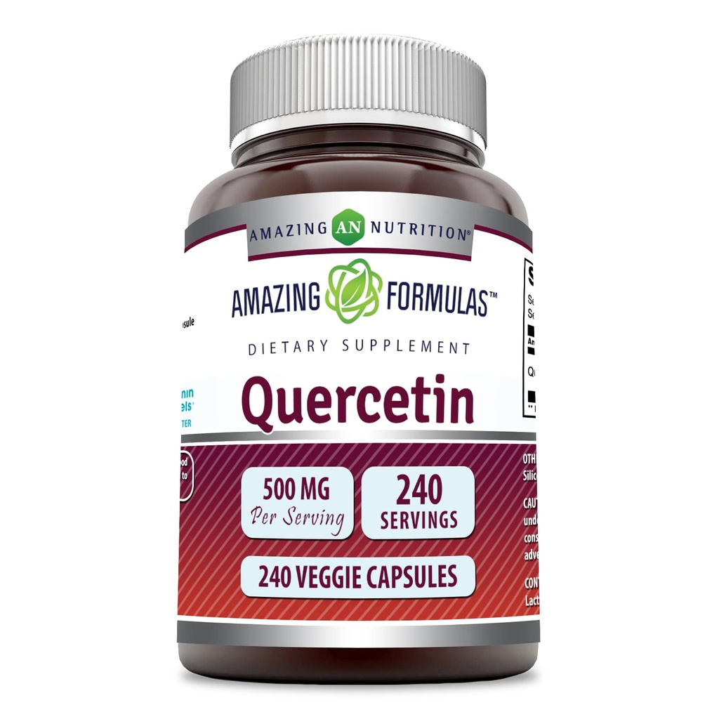 Amazing Formulas Quercetin 500mg Veggie Κάψουλες συμπλήρωμα 