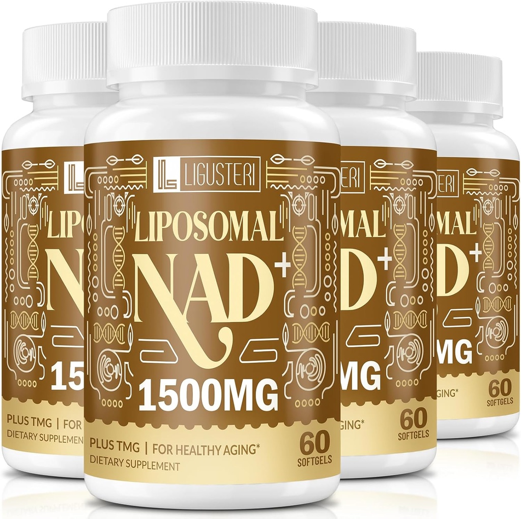1500 MG Λιποσωμικό NAD+, 98%+ Απορρόφηση, NAD+ Συμπλήρωμα για γυναίκες & άνδρες με TMG, για τη γήρανση της άμυνας, Cellular Ενέργεια, καρδιά & εγκεφαλική λειτουργία, μακροζωία, 240 Softgels