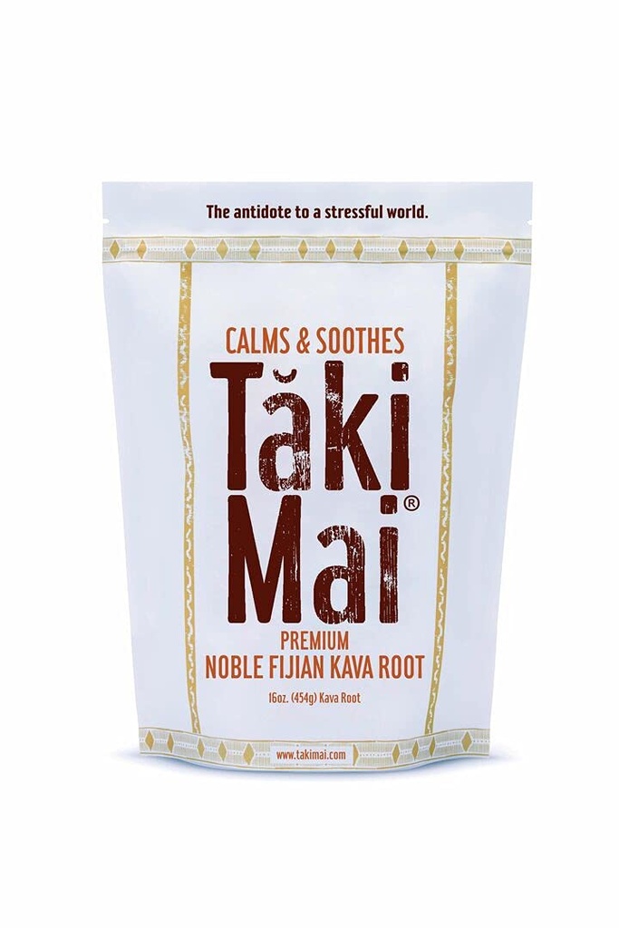 Taki Mai Noble Kava Kava Root Powder 16oz – Αυθεντική παραδοσιακή λεία, φυσική απογευματινή χαλάρωση, ξεκούραστες νύχτες και ήρεμα τελετουργικά, 100% καθαρό ευγενές κάβα