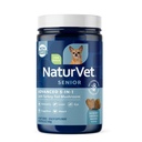 NaturVet Senior Advanced 5-σε-1 συμπλήρωμα υποστήριξης σκύλων – Βοηθά στην υποστήριξη ανοσοποιητικού συστήματος, καρδιάς, ήπατος, γνωστικής λειτουργίας, υγείας ματιών – περιλαμβάνει Ginkgo Biloba, Lutein – 60 Ct.