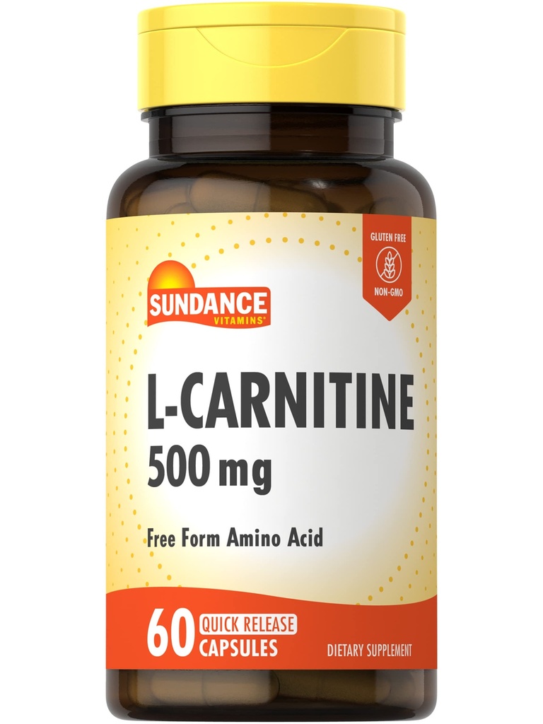 Sundance L-Carnitine Tartrate Supplement 500mg 