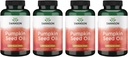 Swanson Pumpkin Seed Oil - Υψηλή βιοδιαθέσιμη EFAs - (100 κάψουλες Softgel, 1000mg το καθένα) 4 Συσκευασία