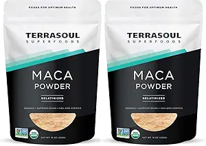 Terrasoul Superfoods Organic Gelatinized Maca Powder, 2 Lbs - Premium Quality 