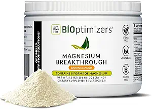 BIOptimizers Magnesium Breakthrough Drink - 8 Μορφές του μαγνησίου, ηλεκτρολύτες, Υγεία του ύπνου, το άγχος, την αποκατάσταση των μυών, την υποστήριξη της καρδιάς 