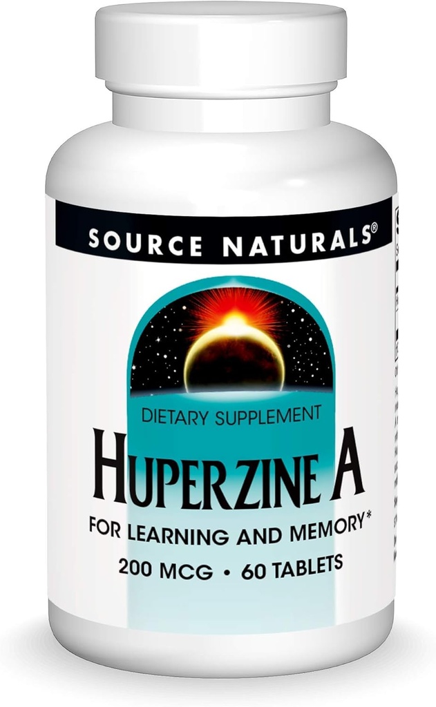 Source Naturals Huperzine A 200 mcg για Μάθηση & Μνήμη - 60 δισκία