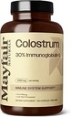 Colostrum Supplement 1000mg, 120 Capsules, 30% IgG, Bovine Colostrum, Immune System Support