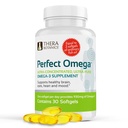 Therabotanics Perfect Omega Fish Oil Supplement EPA & DHA – Υψηλή Απορρόφηση, Συμπυκνωμένο Ωμέγα 3 για την καρδιά, τον εγκέφαλο, το μάτι, και τη μεταβολική υγεία - Alaskan Fish Oil Softgels - 30 Count (Pack of 1)