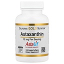 California Gold Nutrition Ασταξανθίνη, Αντιοξειδωτικό Καροτενοειδές, AstaLif Καθαρή Ισλανδική Βιολογικά Ενεργό 99% Ισομερές, 12 mg, 120 Veggie Softgels