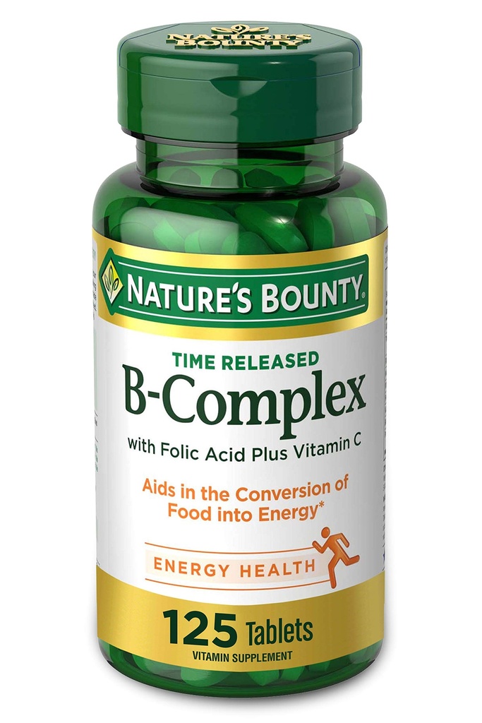 NBTY VitB Cmpx w/Vit C TR 24x125 TAB ΗΠΑ