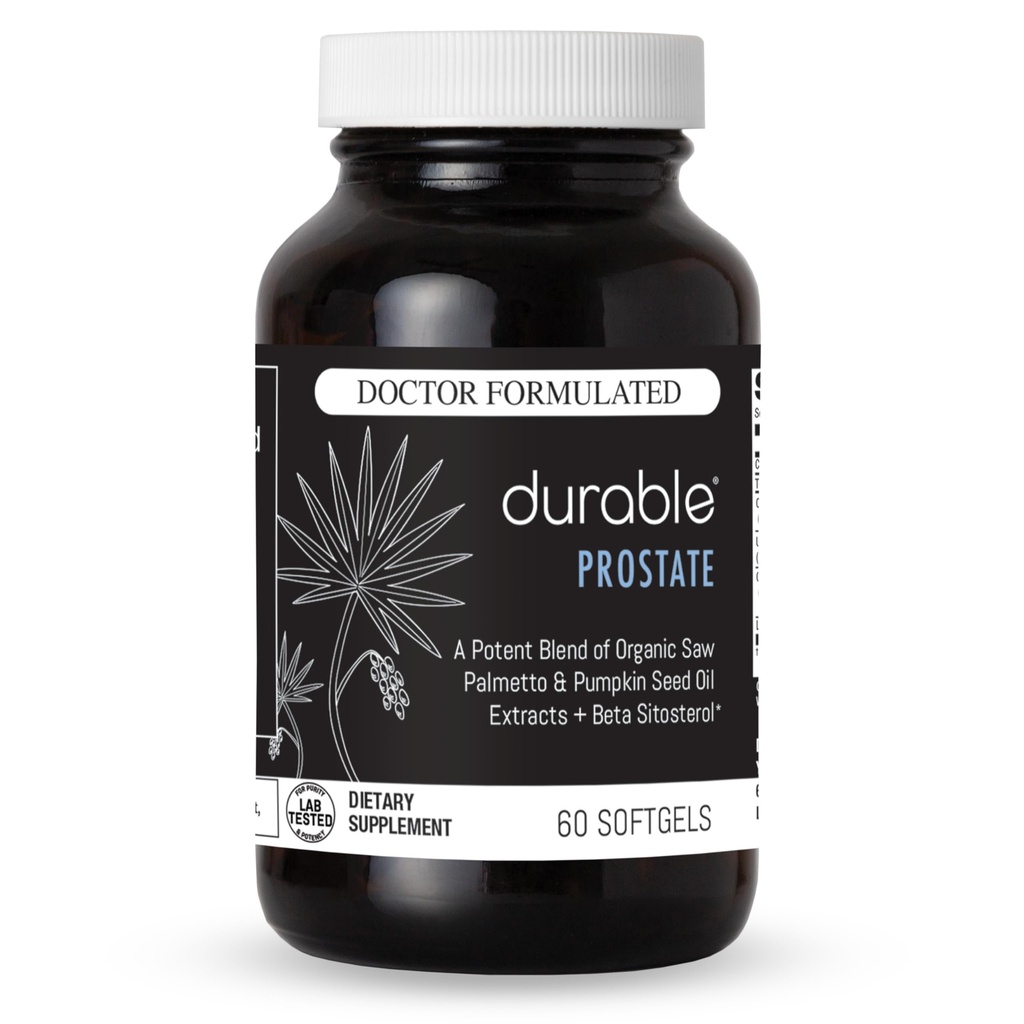 Ανθεκτικό Prostate – Organic USPlus Saw Palmetto + Beta-Sitosterol – Υποστηρίζει την υγεία, τη λειτουργία και τη ροή της ουροδόχου κύστης των ανδρών– Γιατρός-Σχηματίζεται, Made in USA – 30 ημέρα εφοδιασμού (60 Softgels)