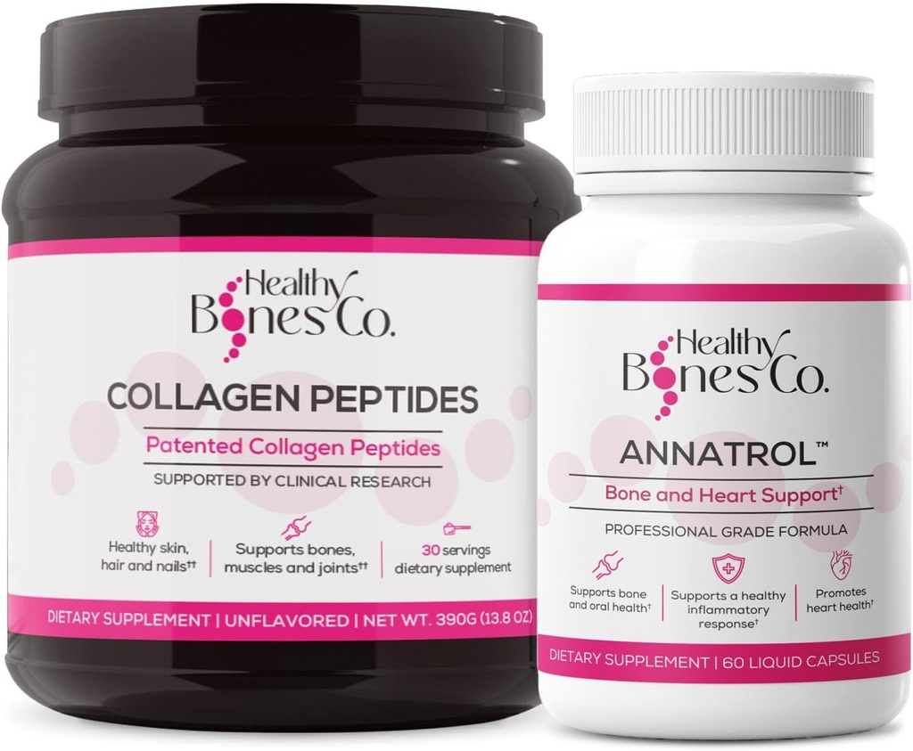 Annatrol υποστήριξη οστών & FORTIBONE κολλαγόνο Peptides w/FORTIGEL, VERISOL - πλήρη οστά, αρθρώσεις, δέρμα, μαλλιά, νύχια & μεταβολική υποστήριξη 
