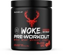 Bucked Up - Woke - HIGH STIM Pre Workout - Best Tasting - Focus Nootropic, Pump, Strength and Growth, 30 Servings (Blood Raz)